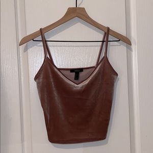 Velvet bra tank